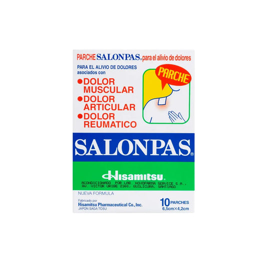 Salonpas - Parche Con Mentol 36 mg