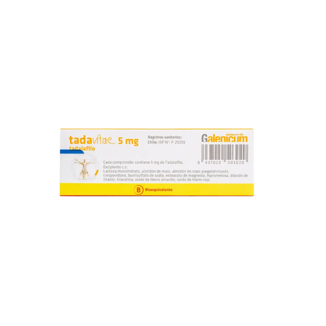Tadavitae - Tadalafilo 5 mg 14 Comp Recubiertos