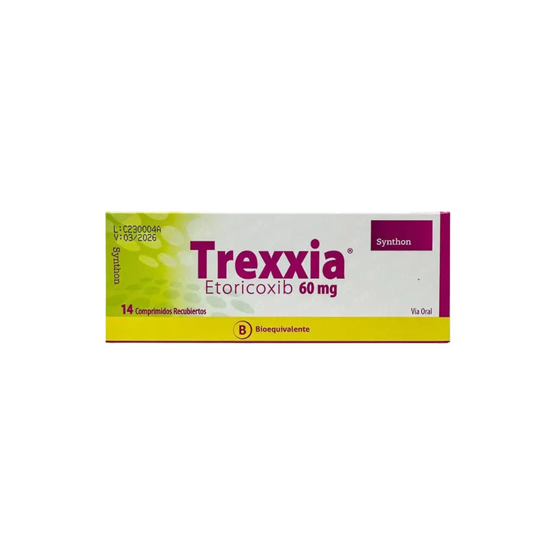 Trexxia - Etoricoxib 60 mg 14 Comprimidos Recubiertos